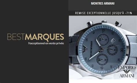 Vente privée montre de marque en ligne .